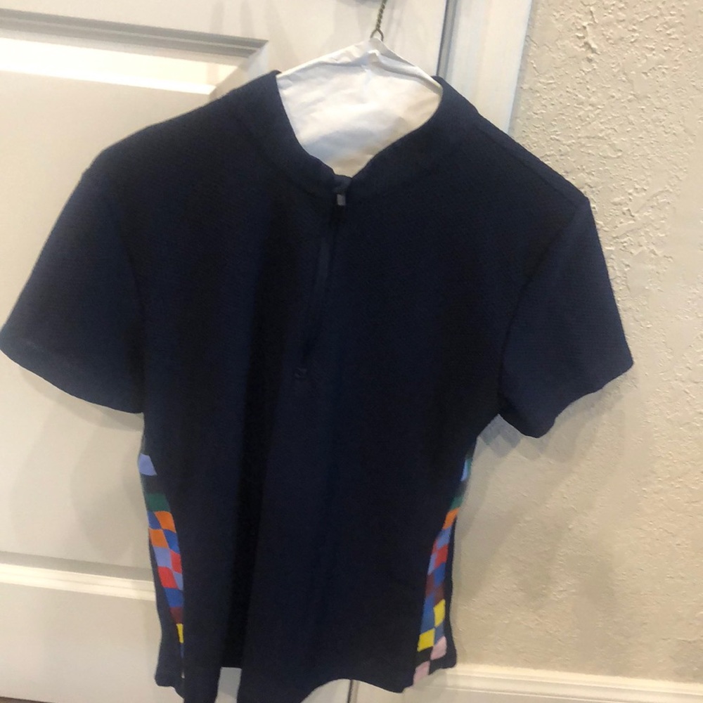 Tory Sport blue half zip top